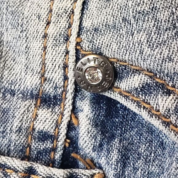 ELITE JEANS Classic Denim Mini Skirt - Picture 2 of 8